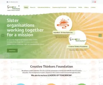 Creative-Thinkers.org(Discover & develop your creative skills) Screenshot