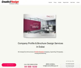 Creative3DDesign.net(Profile Design Company) Screenshot