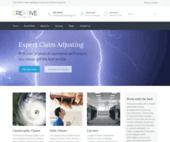 Creativeadjusting.com(Catastrophic and Daily Claims Adjusters) Screenshot