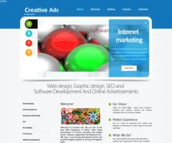 Creativeadstvl.co.in(Web Designing in Tirunelveli) Screenshot