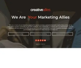 Creativeallies.com(Creative Allies) Screenshot