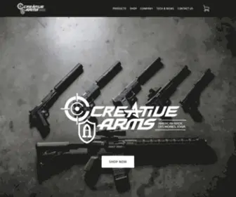 Creativearms.com(Firearms & Suppressors) Screenshot