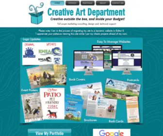 Creativeartdepartment.com(Free Lance Graphic Artist) Screenshot