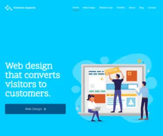 Creativeaspects.co.uk(Web Design Company Harrogate) Screenshot