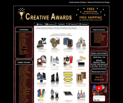 Creativeawardsplus.com(Creative Awards & Plaques) Screenshot