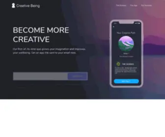 Creativebeing.com(Creative Being Studio) Screenshot