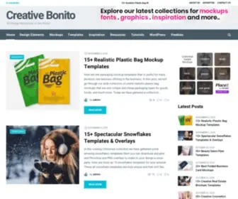 Creativebonito.com(All Design Resources in One Place) Screenshot