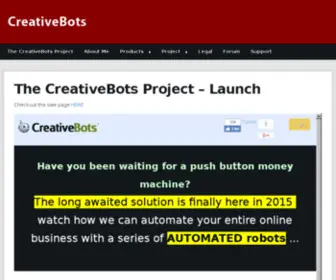 Creativebots.com(Premium domain) Screenshot