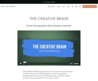 Creativebrainmovie.com(The Creative Brain) Screenshot