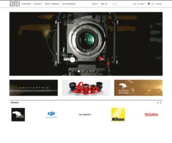Creativecamerarentals.com(VFX) Screenshot