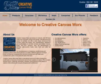 Creativecanvasworx.co.za(Creative Canvas Worx) Screenshot