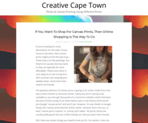 Creativecapetown.net(Creative Cape Town) Screenshot