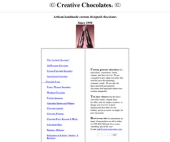 Creativechocolates.com(Creative Chocolates) Screenshot