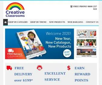 Creativeclassrooms.co.nz(Educational Resources and Teaching Supplies) Screenshot