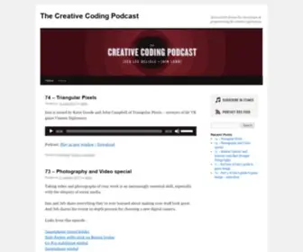 Creativecodingpodcast.com(The Creative Coding Podcast) Screenshot