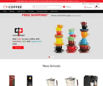 Creativecoffee.ca(Shop Coffee Machines at Creative Coffee) Screenshot