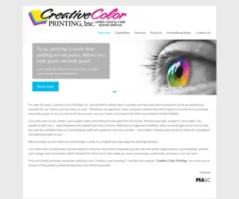 Creativecolorprinting.net(Let Us Bring Your Business to Life) Screenshot