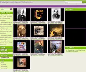 Creativecommons.info(Creative Commons Database) Screenshot