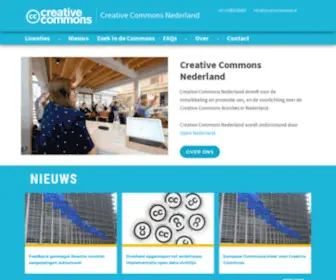 Creativecommons.nl(Creative Commons) Screenshot