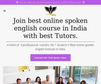 Creativecommunicationcentre.in(Online spoken english classes in India) Screenshot