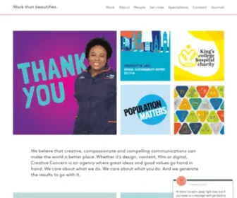 Creativeconcern.com(Creative Concern) Screenshot