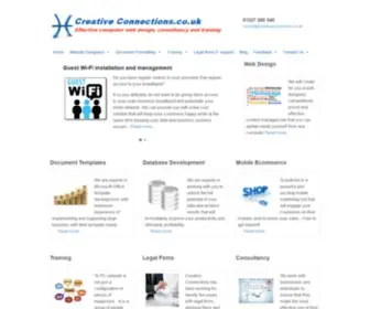 Creativeconnections.co.uk(Creative Connections Consultancy) Screenshot