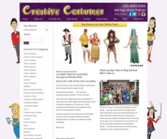 Creativecostumes.com.au(Creative Costumes) Screenshot