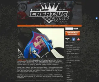 Creativecycles.com(Custom Motorcycles) Screenshot