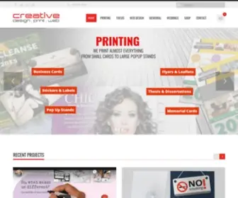 Creativedesignandprint.ie(Creative Design & Print) Screenshot