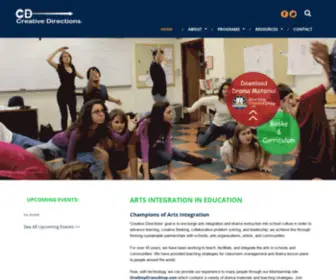 Creativedirections.org(Arts Integration in Education) Screenshot