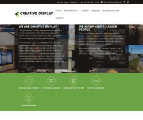 Creativedisplay.net(Creativedisplay) Screenshot