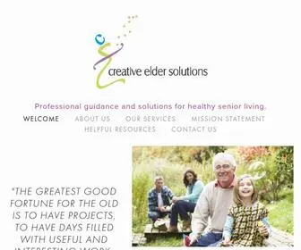 Creativeeldersolutions.com(Creative Elder Solutions) Screenshot