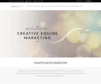 Creativeequinemarketing.co.uk(Creative Equine PR and Marketing) Screenshot