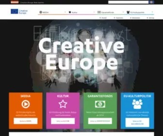 Creativeeurope.at(Creative europe) Screenshot