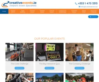 Creativeevents.ie Screenshot