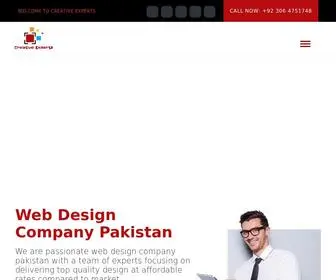 Creativeexperts.com.pk(Web Design Company Pakistan) Screenshot