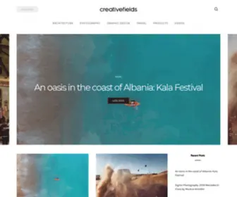 Creativefields.co(Creative inspiration from around the world) Screenshot