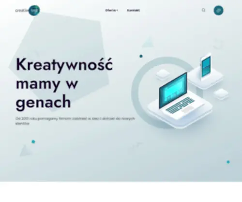 Creativegen.pl(Agencja Reklamowa Zielona Góra) Screenshot