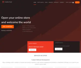 Creativegoal.net(Custom Software Development at Bahrain) Screenshot