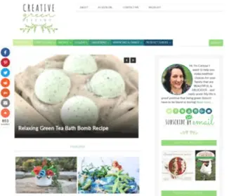 Creativegreenliving.com(Creative Green Living) Screenshot