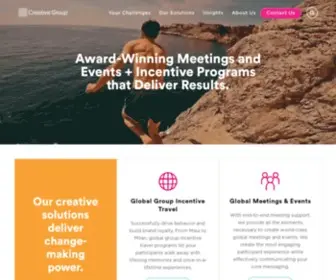 Creativegroupinc.com(Incentives and Event Solutions) Screenshot