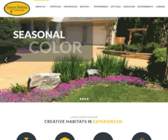 Creativehabitats.net(Auburn, Phoenix City, Alabama Landscaping) Screenshot