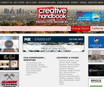 Creativehandbook.com(Creative Handbook Production Resource Directory In Los Angeles) Screenshot