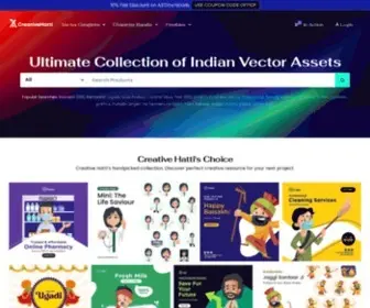 Creativehatti.com(Vector Graphics) Screenshot