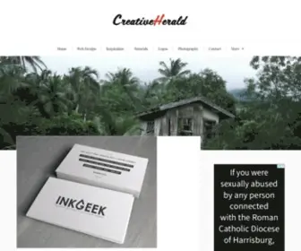 Creativeherald.com(Design Resources and Inspiration) Screenshot