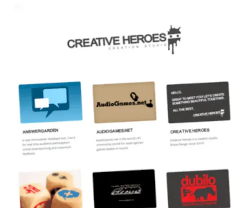 Creativehero.es(Creative Heroes Creation Studio) Screenshot