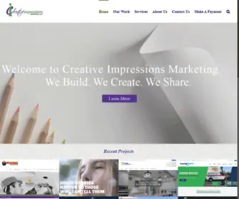 Creativeimpressionsmarketing.com(Website Design and Development) Screenshot