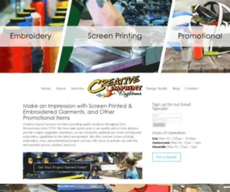 Creativeimprintsystems.com(Creative Imprint Systems) Screenshot