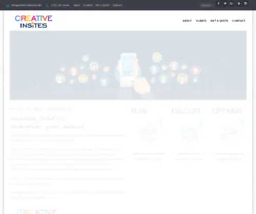 Creativeinsites.net(Creative Insites) Screenshot