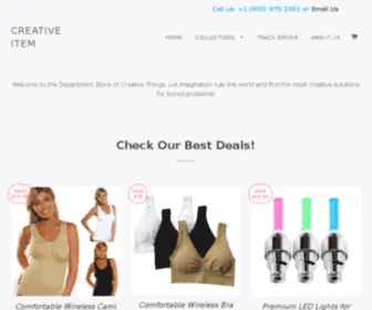 Creativeitemshop.com(Create an Ecommerce Website and Sell Online) Screenshot